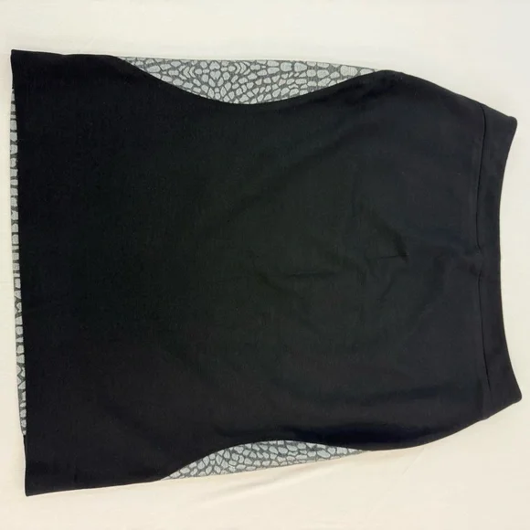 Diane Von Furstenberg DVF Emma Nightfall Silee Black Pencil Skirt Size 2 - Picture 2 of 6